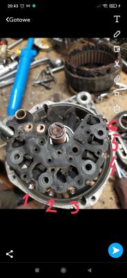 Alternator Valeo BMW E46 - Kontrolka ładowania, brak ładowania, badanie mostka i wirnika