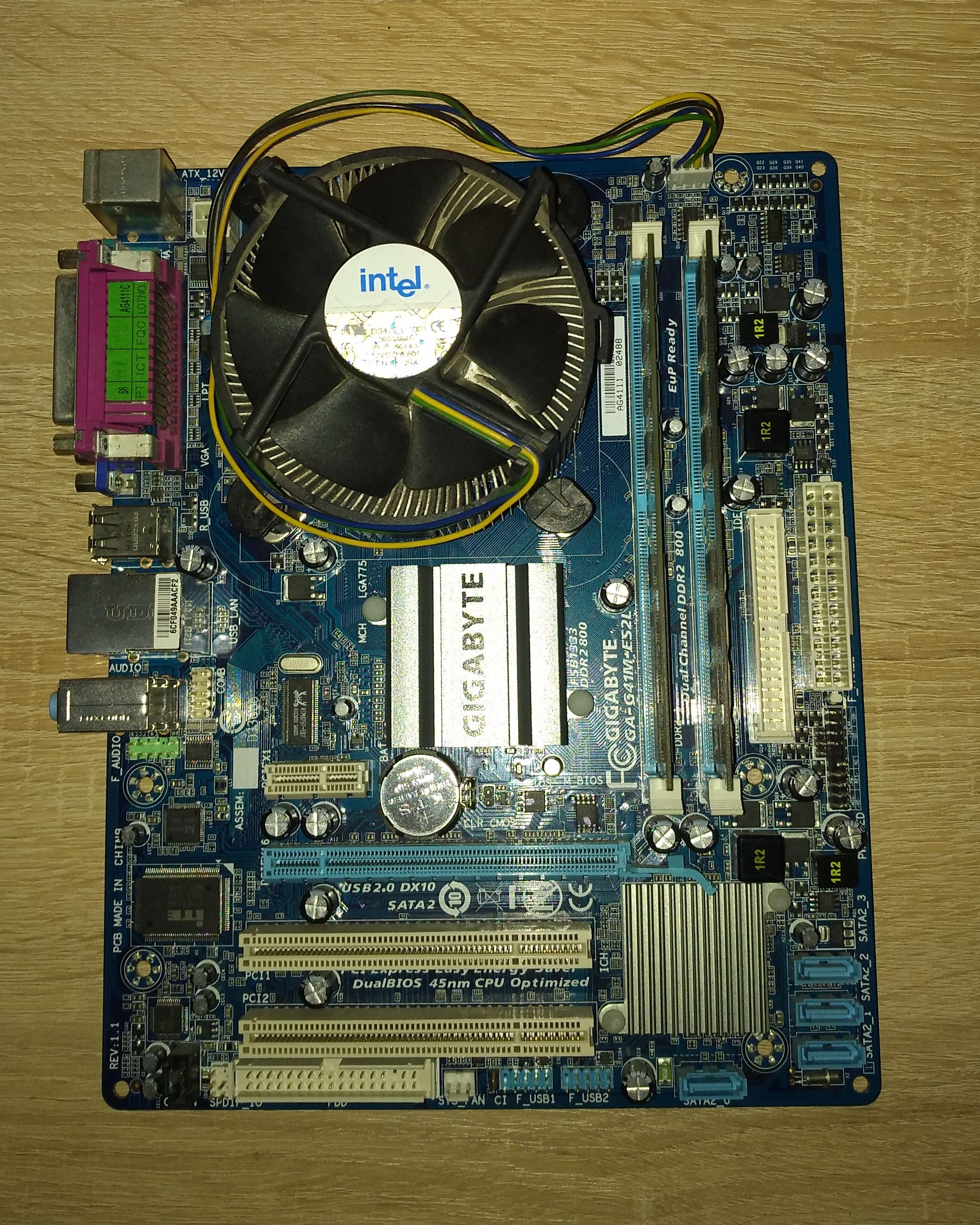 Совместимость gigabyte ga g41m es2l