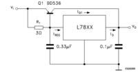 Obniżanie napięcia z 18,5 V na 12 V i natężenia z 3,5 A na 3 A