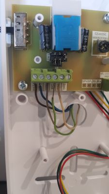 Jak podłączyć Unifon Cyfral Smart 5p - schemat dla 5 żył