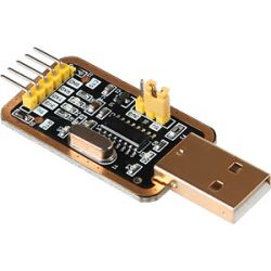 USB-TTL Adapter for Programming USB-TTL adapter with chip and pin connectors