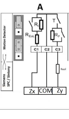 Satel Integra + czujka ruchu Vanderbilt (Siemens) PDM-IXA12T