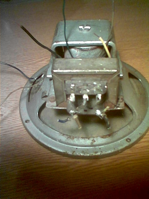 głośnik z transformatorem