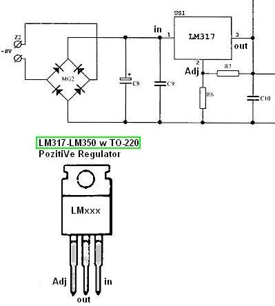 Zasilacz symetryczny 0-30V 2A - problem z regulacją napięcia i przegrzewaniem LM317T