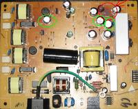 LCD Benq T705 - Identyfikacja i zamiennik tranzystora GKIQW525 L111 37