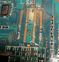 PS2 Slim Brak obrazu po uszkodzeniu ścieżek.