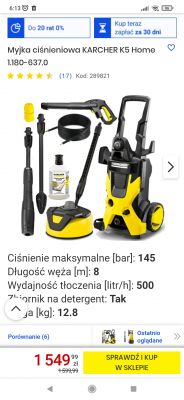 Karcher K5 czy może jakaś inna myjka w tej cenie?
