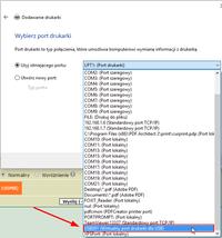 Instalacja drukarki OKI 3320 na Windows 10 z użyciem przejściówki USB do LPT