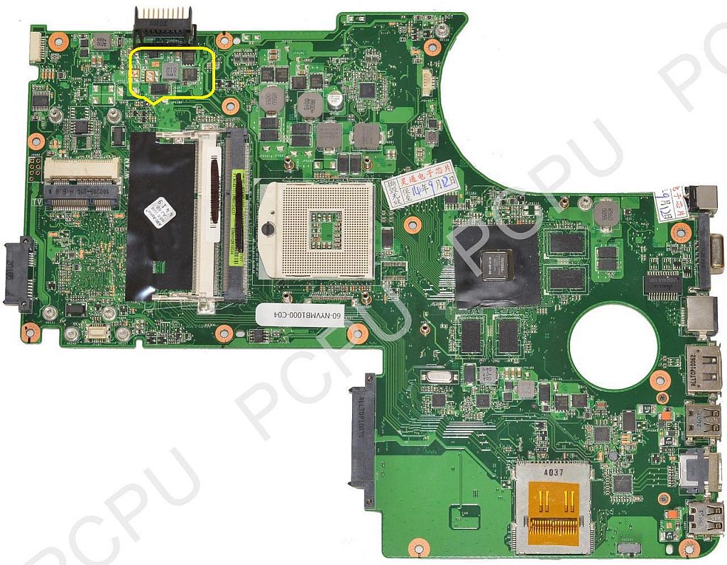 Asus n71jv замена процессора