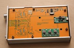 Headphone amplifier board with built-in modules.