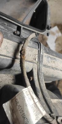 Opel Vivaro - schemat el. klimy dwustrefowej - brak nawiewu na tył