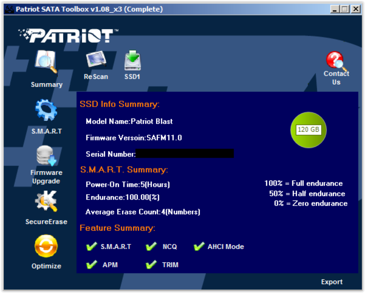 Программа для проверки ssd patriot