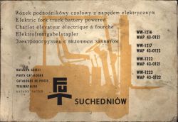 Katalog części DTR wózek jezdniowy podnośnikowy RAK FUT Suchedniów