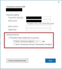 Outlook - jak nie tracić poczty po usunięciu jej z serwera
