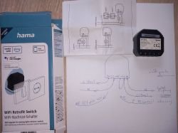 Hama Control Module with Instructions and Connection Diagram Photo of a Hama control module with instructions and connection diagram.