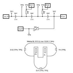 Akumulator Makita BL1013 - Uszkodzony termistor. Jaki ?