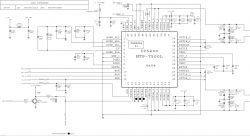 Schemat elektryczny z mikroprocesorem IC5400 NTP-7500L