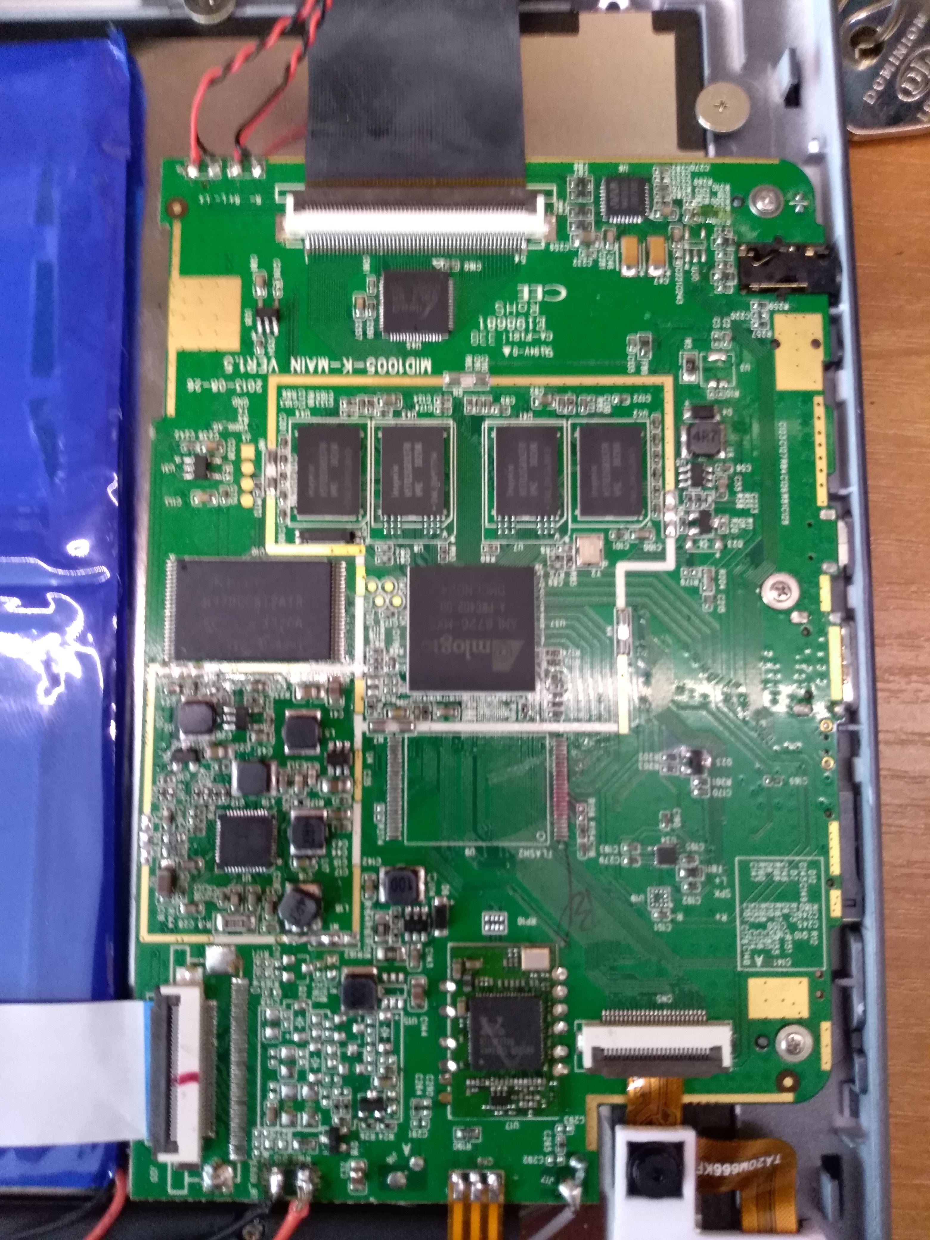 Bitmore Tab 1040 nie uruchamia się - potrzebny firmware, płyta mid1005-k-main ver1.5