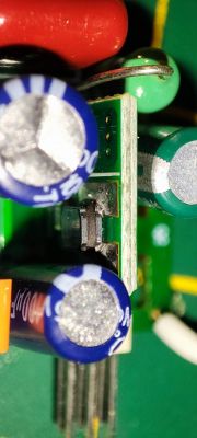 Electronic Components on a Circuit Board Close-up of electronic components on a circuit board.