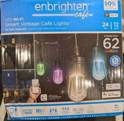 Jasco Enbrighten Cafe WiFi Lights Packaging Jasco Enbrighten Cafe WiFi bulb packaging