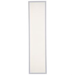 Rectangular lighting panel with gray edges and white center.