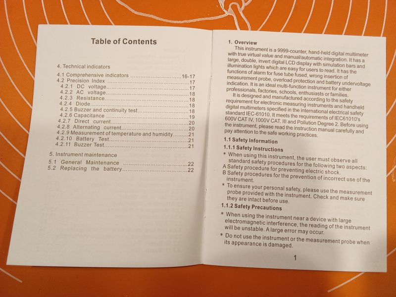 MESTEK DM 100 - miernik uniwersalny dla każdego? Krótki opis i kilka fotek.