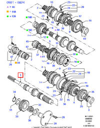 ford mondeo mk1 - skrzynia biegów, identyfikacja części