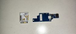 BK7231N Module with Two PCB Boards Two PCB boards with the BK7231N module viewed from above.
