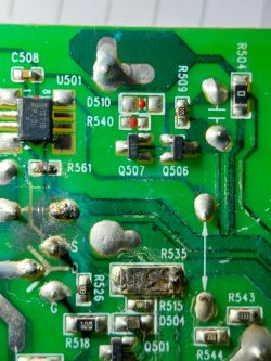 JBL Bar 3.1 Subwoofer - SMPS 40-N150SE Board Faulty Power Supply, Resistor R534 & R535 Values