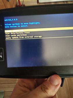Topicon MDT720 - Wgrywanie czystego Androida, logowanie na stronę z firmware
