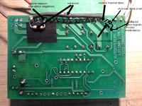 Alarm Fox senior rezystory na płytce, schemat wejść, programowanie funkcji