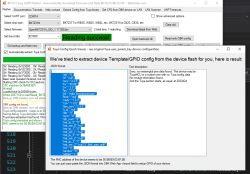 Screenshot of BK7231 Easy UART Flasher tool showing successful data reading.
