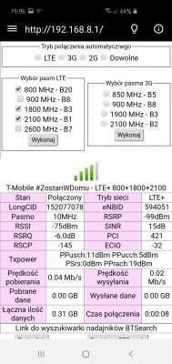 Wybór operatora LTE: T-mobile vs Orange, testy z Huawei B818