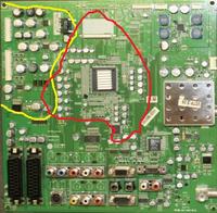 LCD LG 32LC2R - ZJ - Brak wizji, brak napięcia 3.3V_ON