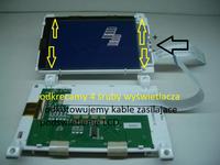 wyświetlacz LCD YAMAHA PSR S550 - tutorial wymiana.