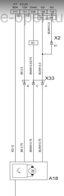 Opel Zafira A 2005r 1.8 EHPS - Brak wspomagania pomimo dostępu do zasilania