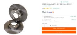 Seat Ibiza 6l - Tarcza hamulcowa po zapieczonym zacisku