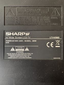 Sharp SJ LTV4288D - Looking for dump file for Sharp SJ model LTV4288D ,mainboard