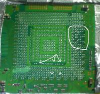 PS3 reballing GPU urwane pady i wymiana płyty