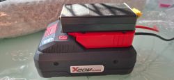 How can I charge Parkside X20V batteries from a 12V AGM battery?