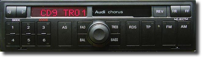 Kod do radia Audi Chorus Blaupunkt elektroda.pl