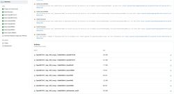 View of build results on GitHub Actions with warnings about deprecated elements.