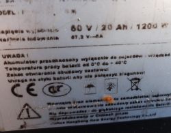 Schemat budowy prostownika do akumulatorów LI ION 60V 20Ah, 67,2V 6A