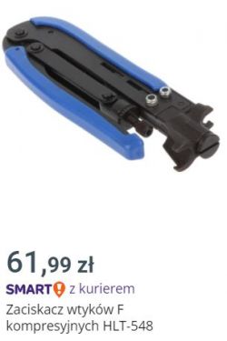 Trishield + zaciskarka do wtyków kompresyjnych dla DOCSIS