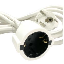 Przedłużacz elektryczny z wtyczką europejską.