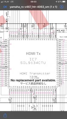 Yamaha RX-V467 - brak obrazu/audio przez HDMI OUT, sterowanie OK
