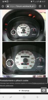 Schemat licznika fiat Seicento 1.1 spi ale nie na linkę