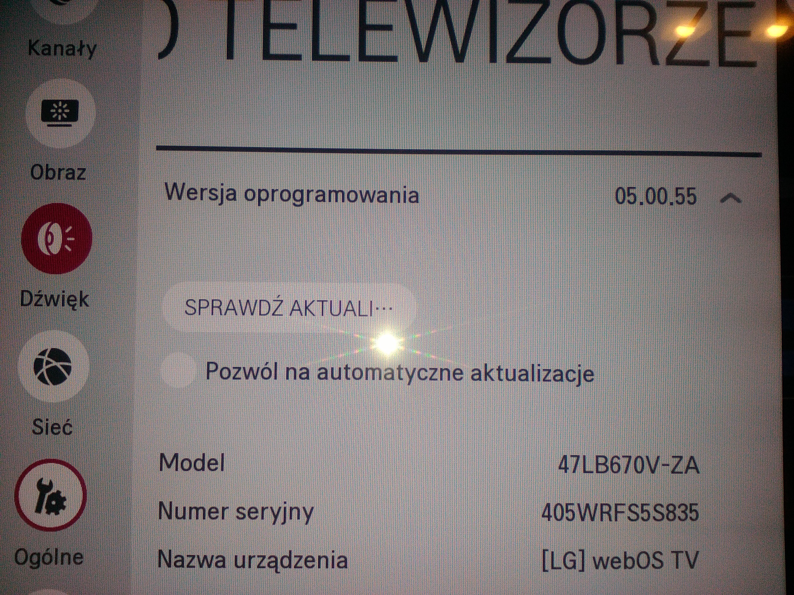 42lb700v Blokada Aktualizacji Telewizora Lg 42lb700v