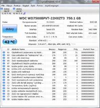 Niska prędkość kopiowania plików na dyskach WD w Acer Aspire 7750G