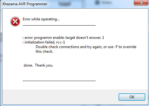 AVR studio, ładowanie programu